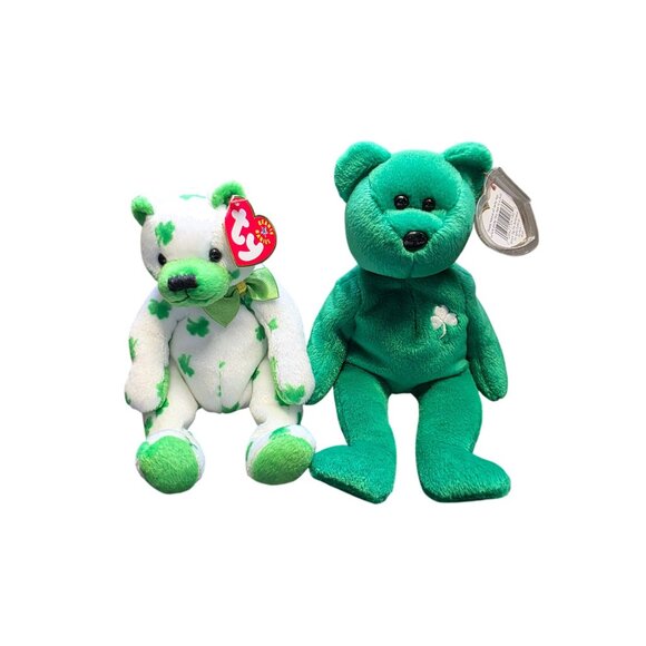 St. Patrick's Day Ty Beanie Babies Irish Plush - Picture 2 of 8